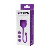 Вагинальный шарик A-Toys By Toyfa, силикон, фиолетовый, ø 2,7 см