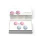 Lelo Luna Beads - вагинальные шарики со смещенным центром тяжести, 3,5 см (розовый с голубым)