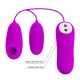Віброяйце з кліторальним стимулятором - Pretty Love Suction & Vibro Bullets Purple