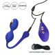 CalExotics E - stim Dual Kegel Exerciser - вагінальні кульки з електростимуляцією, 3,25 см