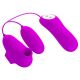 Віброяйце з кліторальним стимулятором - Pretty Love Suction & Vibro Bullets Purple