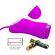 Віброяйце з кліторальним стимулятором - Pretty Love Suction & Vibro Bullets Purple