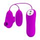 Віброяйце з кліторальним стимулятором - Pretty Love Suction & Vibro Bullets Purple