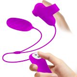 Віброяйце з кліторальним стимулятором - Pretty Love Suction & Vibro Bullets Purple