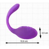 Віброяйце зі стимулятором клітора Adrien Lastic Smart Dream II з пультом LRS, можна під одяг