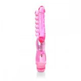 Подвійний вібратор Dual Pleasure Vibe, рожевий, 27х2, 5 см
