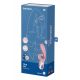 Смартвібратор-кролик Satisfyer Hug Me Pink, 2 мотори, діаметр 4,2см, широка кліторальна частина