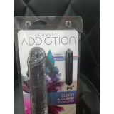 Прозрачный фаллоимитатор ADDICTION Vertical Dong 8″ (лопнул блистер!!!)