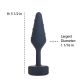 Анальная пробка Lux Active Twist Plug Small Blue (мятая упаковка!!!)