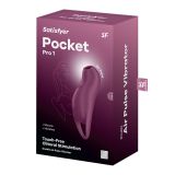 Вакуумный клиторальный стимулятор с вибрацией Satisfyer Pocket Pro 1 Purple