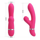 Вібратор - Pretty Love Willow Vibrator Pink Вібратор - Pretty Love Willow Vibrator Pink