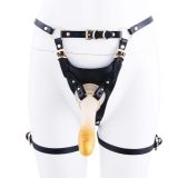 Страпон LOCKINK SEVANDA Queen Sheba Strapon Golden Dildo (мятая упаковка!!!) Страпон LOCKINK SEVANDA Queen Sheba Strapon Golden Dildo (мятая упаковка!!!)