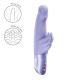 Вібратор-кролик Fun Factory Wicked Angel Purple, 10 режимів, працює від батарейок