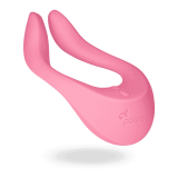 Satisfyer Partner Multifun 2 - багатофункціональний вібратор для пар, 13х7х3, 5 см