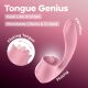 Вагінально-кліторальний вібратор Satisfyer Tongue Genius з язичком
