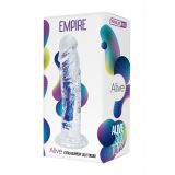 Прозрачный фаллоимитатор Alive Jelly Dildo Empire (мятая упаковка)