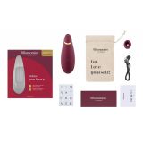 Вакуумный клиторальный стимулятор Womanizer Premium 2 - Bordeaux, функции Autopilot и Smart Silence