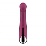 Вибратор с ротацией Satisfyer Spinning G-Spot 1 Red, плоская площадка для стимуляции точки G