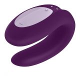 Вібратор для пар - Satisfyer Double Joy Violet (App)