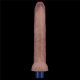 Вібратор - Real Softee Rechargeable Silicone Vibrating Dildo 11" (пошкоджено упаковку)