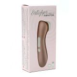 Satisfyer Pro 2 Vibration - бесконтактный стимулятор клитора с вибрацией, (золотистый)