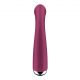 Вибратор с ротацией Satisfyer Spinning G-Spot 1 Red, плоская площадка для стимуляции точки G