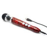 Вібромасажер DOXY Die Cast 3R ROSE PATTERN, дуже потужний, живлення 220В, металевий корпус