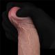 Вібратор - Real Softee Rechargeable Silicone Vibrating Dildo 11" (пошкоджено упаковку)