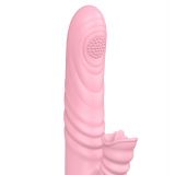 Вібратор - Angelia, USB 3 Functions Of Thrusting, 20 Vibrations Flesh