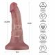 Реалістичний вібратор - Vibrating Dual Density Power Cock 6'' Реалістичний вібратор - Vibrating Dual Density Power Cock 6''