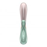Смарт вібратор-кролик із підігрівом Satisfyer Hot Lover Green