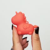 Вібратор-мінієдиноріжка Unihorn Mini – Peachy Pony, брелок з вібрацією, 10 режимів