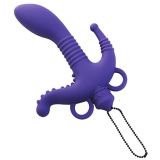 3 Way Vibrating Silicone Stimulator - стимулятор 17.7х3.3 см
