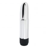Классический вибратор - Lady Finger Vibe Silver, 14 cm