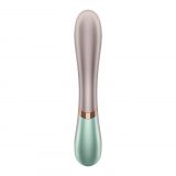 Смарт вібратор-кролик із підігрівом Satisfyer Hot Lover Green