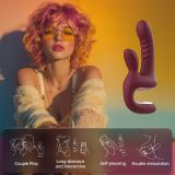 Смарт-пульсатор Magic Motion Magic Duet Bordeaux, двойной, 10 режимов пульсации, 10 режимов вибрации