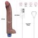 Вібратор - Real Softee Rechargeable Silicone Vibrating Dildo 11" (пошкоджено упаковку)