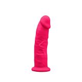 Фалоімітатор з вібрацією SilexD Henry Vibro Pink (MODEL 2 size 7in) + LRS, діаметр 4,4 см