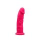 Фалоімітатор з вібрацією SilexD Henry Vibro Pink (MODEL 2 size 7in) + LRS, діаметр 4,4 см