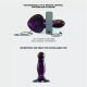Дилдо с вибрацией Strap-On-Me FINGERING & VIBRATING DILDO - M - PURPLE, с манящим движением