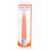 Seven Creations Long John - реалистичный вибратор, 17х4 см (телесный)