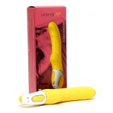 Потужний вібратор Satisfyer Vibes Yummy Sunshine з гнучким стовбуром та стимулювальним рельєфом, 12