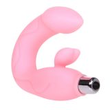 Стимулятор G -точки - Vibrator, Silicone Material, Available Color : Pink, Purple, 4 LR44 Batteries