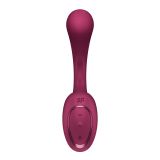 Вагінально-кліторальний вібратор Satisfyer G for Goddess 2 Wine Red, 2 мотори