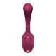 Вагінально-кліторальний вібратор Satisfyer G for Goddess 2 Wine Red, 2 мотори