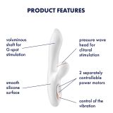 Вібромасажер кролик з вакуумно-хвилевою кліторальной стимуляцією Satisfyer Pro G - Spot Rabbit