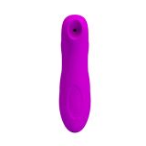 Кліторний стимулятор - Romance Magic Flute Suction Vibrator Purple
