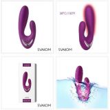 Svakom - Vesper Strong Dual Motor Warming Vibrator вібромасажер, 14.8х4.2 см