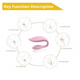 Вібратор - Erospace Sweet Play C-Type Vibrator App Control A7