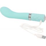 Розкішний вібратор Pillow Talk - Sassy Teal з кристалом Сваровські для точки G, подарункова упаковка